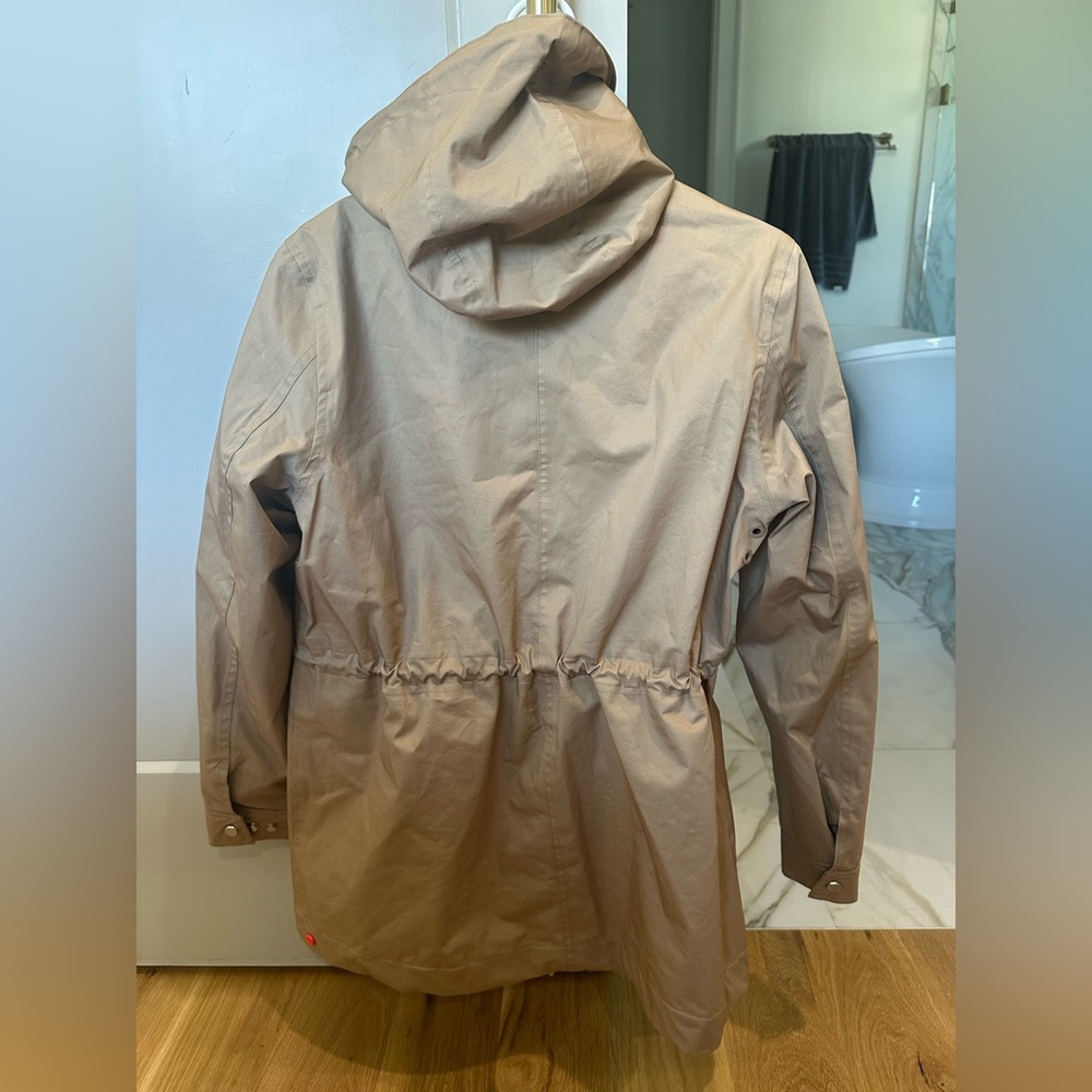 Hunter Adela Cinched-Waist Hooded Rain Coat - NWT - Picture 6 of 7
